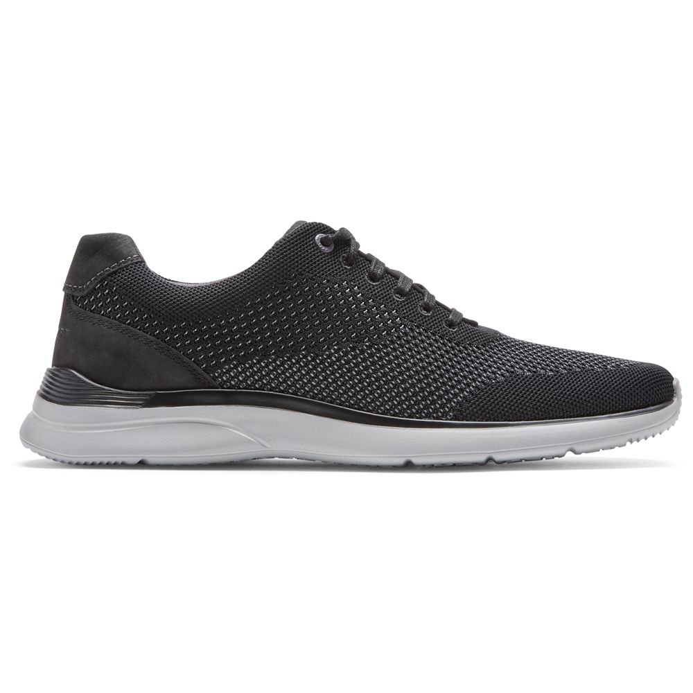 Rockport Total Motion Active Mesh - Mens Sneakers - Black - NZ (MHN-361742)